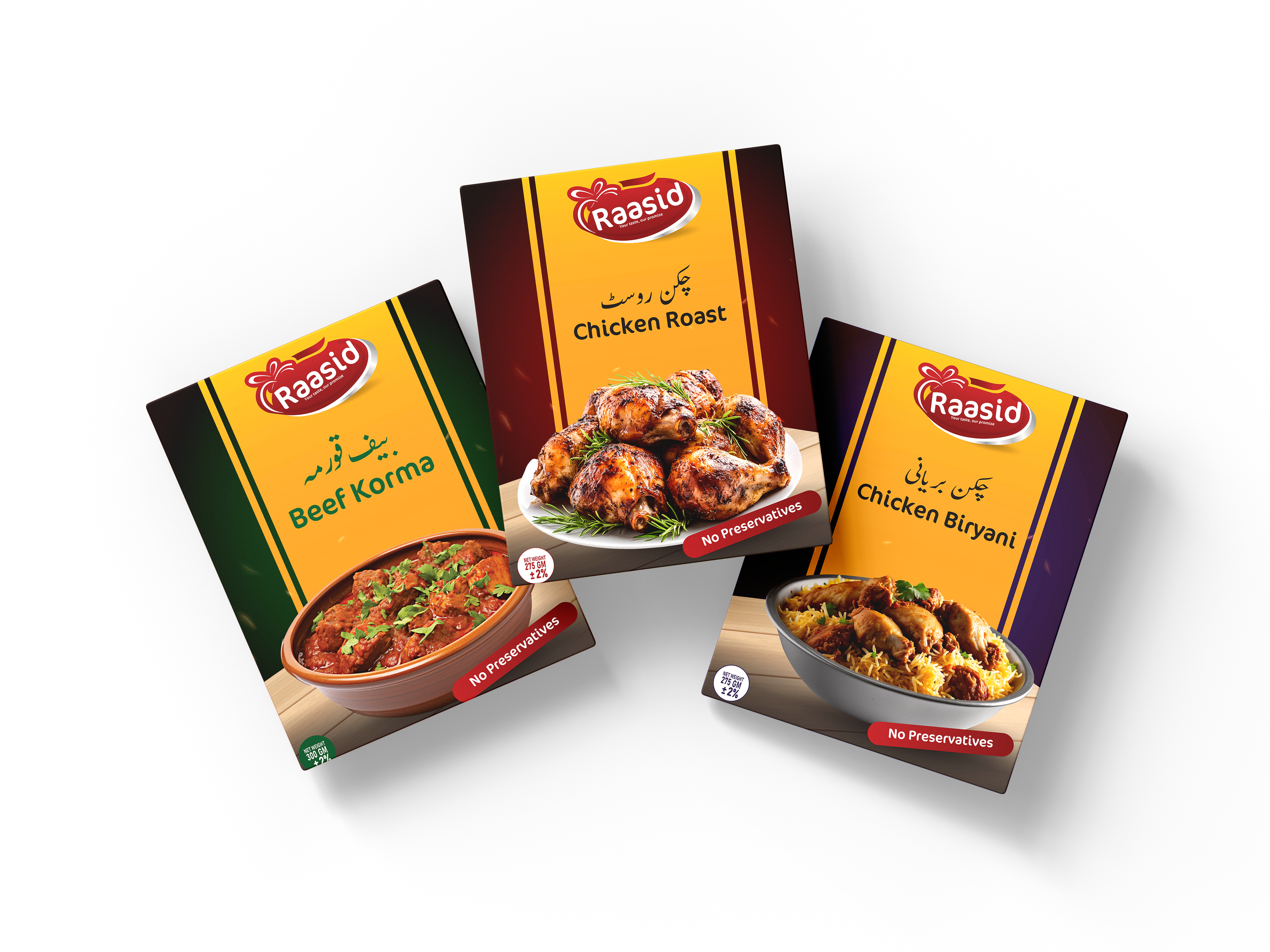 Raasid Food Product Display